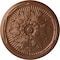 Ekena Millwork Luton Ceiling Medallion (Fits Canopies up to 3 1/2"), Hand-Painted Polished Copper, 21"OD x 2"P CM21LUPOS - alternate 1